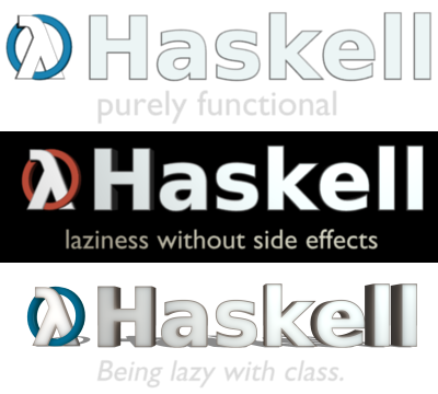 Haskell Logo idea with lambda as mascot